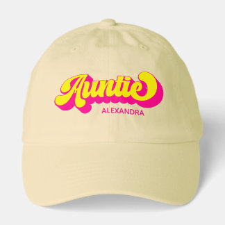 Colorful Retro Auntie  Hat