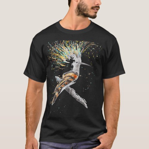 Colorful Retro Birds Birdwatching Birdkeeping Bird T_Shirt