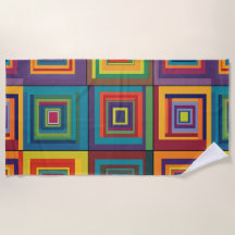 Colorful Retro Block Design