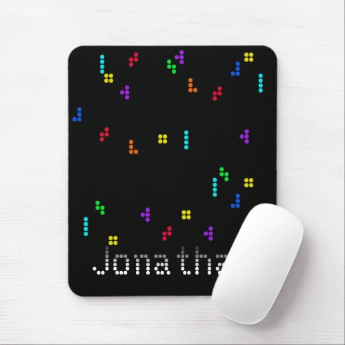 Colorful Retro Block Puzzle Game Play Gaming Mouse Pad