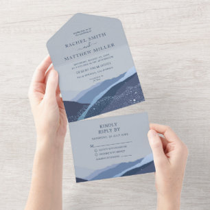 Colorful Retro Bold Floral Summer Spring Wedding A All In One Invitation