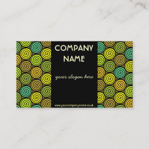 Colorful Retro Business Card