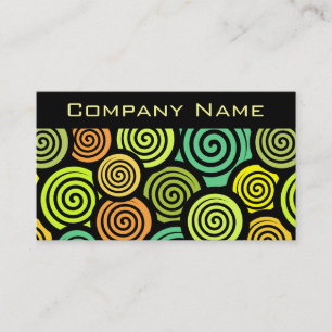 Colorful Retro Business Card