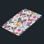 Colorful Retro Butterflies And Flowers Pattern iPad Mini Cover<br><div class="desc">Cool colorful retro butterflies and flowers pattern Custom and optional monogram version available by email request. Design is available on other products and can be requested on any product offered by Zazzle.</div>