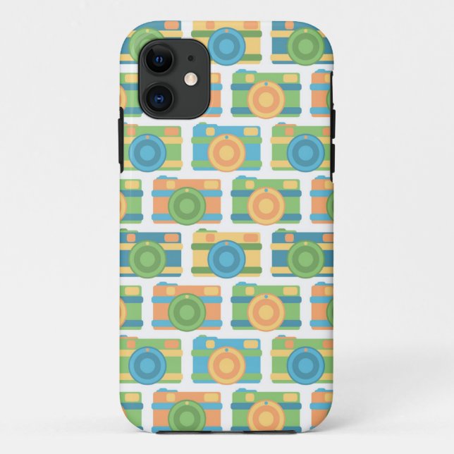"Colorful Retro Cameras" iPhone 5/5S Case (Back)