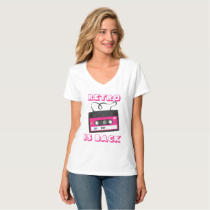 Colorful Retro Cassette Tape 80's Groovy Music T-Shirt