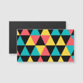 Colorful, retro cheerful geometric graphic pattern (Front/Back)