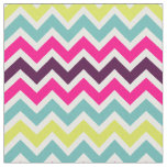 Colorful Retro Chevron Pattern Fabric