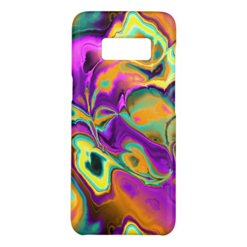 Colorful Retro Chic Fractal Marble Art Pattern Case_Mate Samsung Galaxy S8 Case