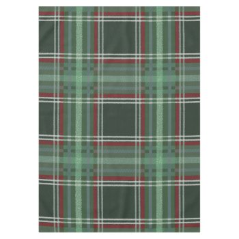 Colorful Retro Christmas Holiday Tartan Plaid Tablecloth by All_About_Christmas at Zazzle