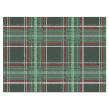 Colorful Retro Christmas Holiday Tartan Plaid Tissue Paper by All_About_Christmas at Zazzle