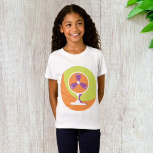 Colorful Retro Electric Fan Summer Pop Art T-Shirt