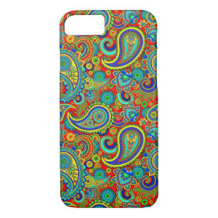 Colorful Retro Floral paisley Pattern iPhone 8/7 Case