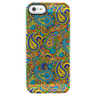 Colorful Retro Floral Vintage Paisley 2 Clear iPhone SE/5/5s Case