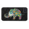 Colorful Retro Flower Elephant Design