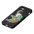 Colorful Retro Flower Elephant Design