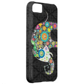 Colorful Retro Flower Elephant Design Case-Mate iPhone Case (Back/Right)