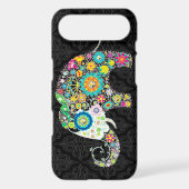 Colorful Retro Flower Elephant Design Case-Mate iPhone Case (Back)