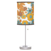 Colorful Retro Flower Pattern  Table Lamp (Left)