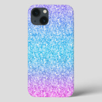 Colorful Retro Glitter And Sparkles iPhone 13 Case