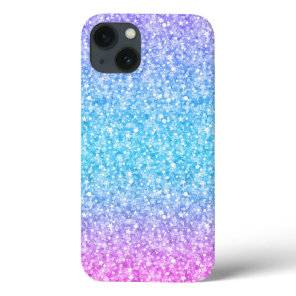 Colorful Retro Glitter And Sparkles iPhone 13 Case