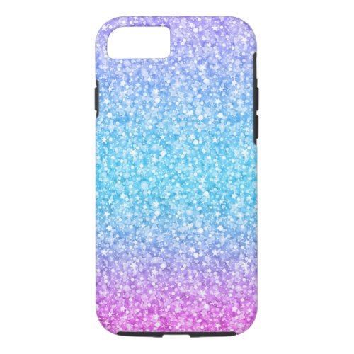Colorful Retro Glitter And Sparkles iPhone 87 Case
