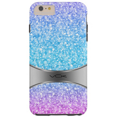 Colorful Retro Glitter And Sparkles Tough iPhone 6 Plus Case