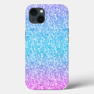 Colorful Retro Glitter And Sparkles iPhone 13 Case