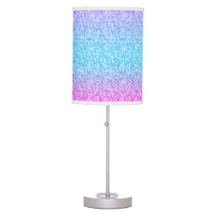 Colorful Retro Glitter And Sparkles Table Lamp