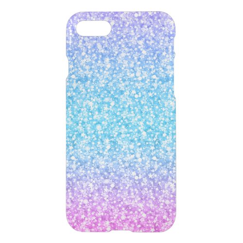 Colorful Retro Glitter And Sparkles iPhone SE87 Case