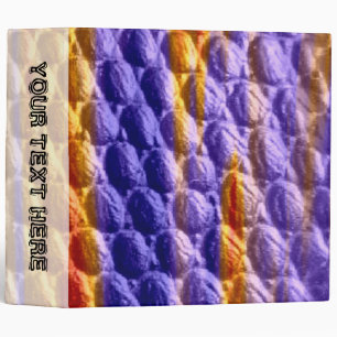 Colorful retro graphic design binder