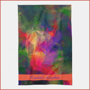 Colorful Retro  Kitchen Towel