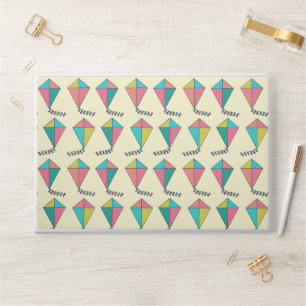 Colorful Retro Kite Pattern HP Laptop Skin