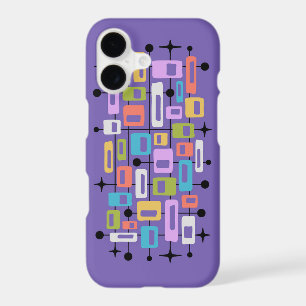 Colorful Retro Mid Century Modern Atomic Abstract iPhone 17 Case
