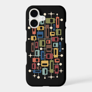Colorful Retro Mid Century Modern Atomic Abstract iPhone 17 Case
