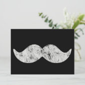Colorful Retro Mustache Pattern Design (Standing Front)