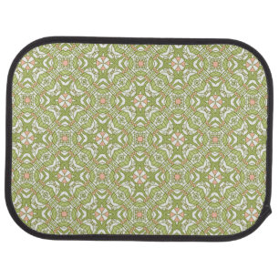 Colorful retro pattern background 2 car floor mat