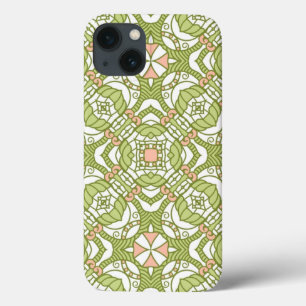 Colorful retro pattern background 2 iPhone 13 case