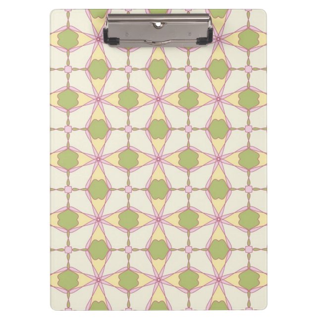 Colorful retro pattern background 3 clipboard (Front)