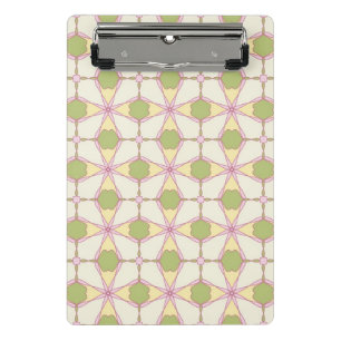 Colorful retro pattern background 3 mini clipboard