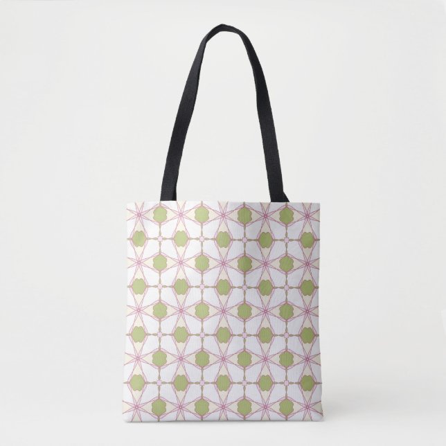 Colorful retro pattern background 3 tote bag (Front)