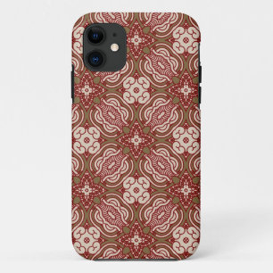 Colorful retro pattern background 4 iPhone 11 case