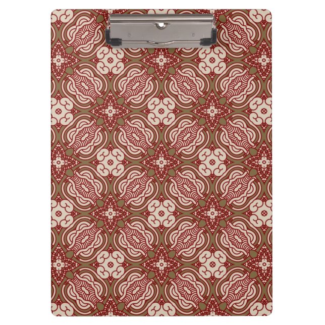 Colorful retro pattern background 4 clipboard (Front)
