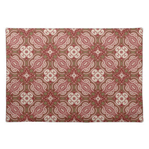 Colorful retro pattern background 4 cloth placemat