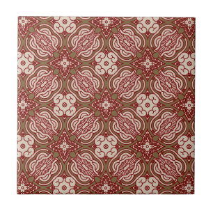 Colorful retro pattern background 4 tile