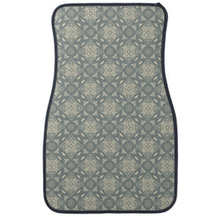 Colorful retro pattern background 5 car floor mat