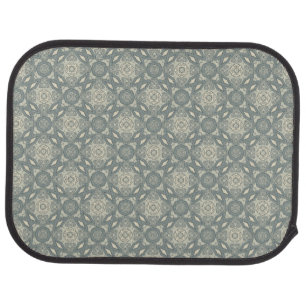 Colorful retro pattern background 5 car mat