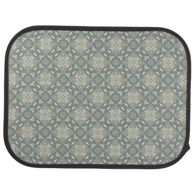 Colorful retro pattern background 5 car mat (Rear)
