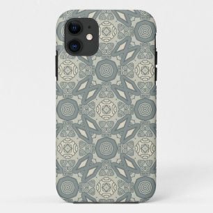 Colorful retro pattern background 5 iPhone 11 case