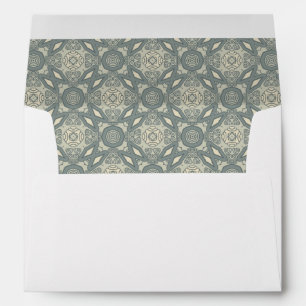 Colorful retro pattern background 5 envelope